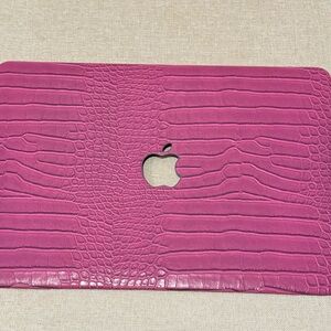 Chic Geeks- Orchid Faux Croc Case (13”MacBook Air)
